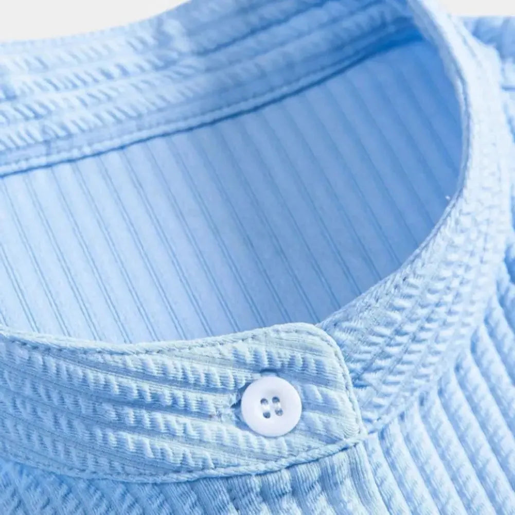 Italian Cotton Dress Shirt for Men - Classic Fit, Casual or Formal Wear