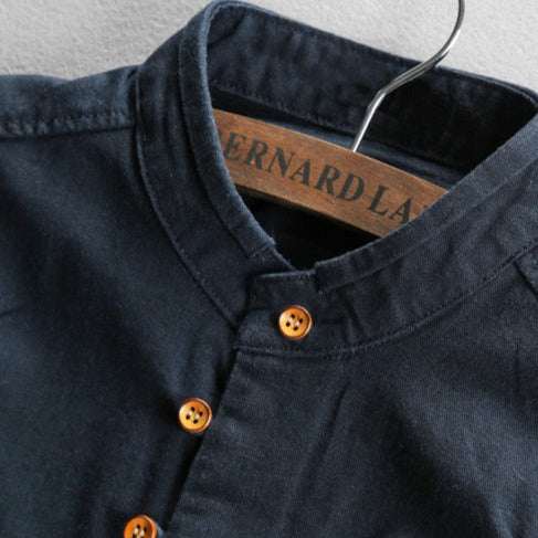 Japan-Style Katana Shirt - Lightweight Cotton Casual Wear for Men