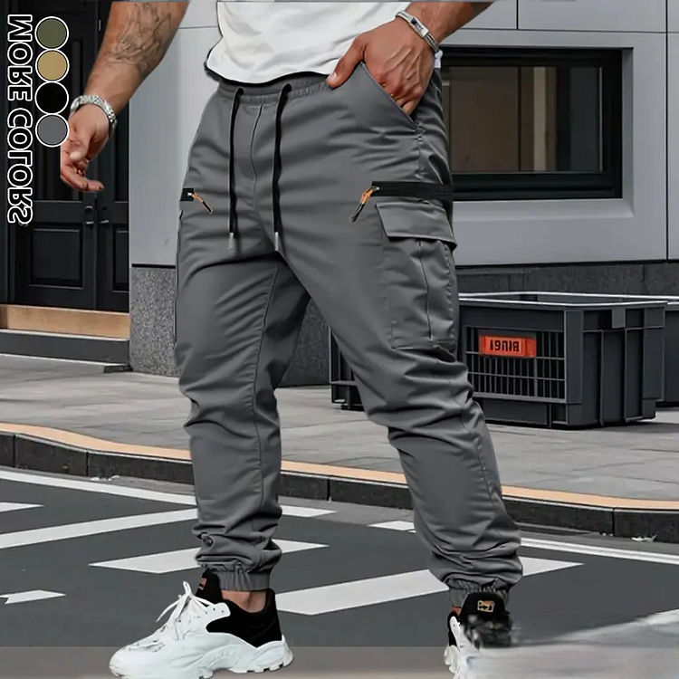 Jogger Trousers with Stretch Fabric for Casual Wear and Active Lifestyle