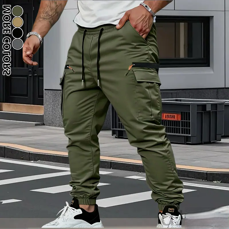 Jogger Trousers with Stretch Fabric for Casual Wear and Active Lifestyle