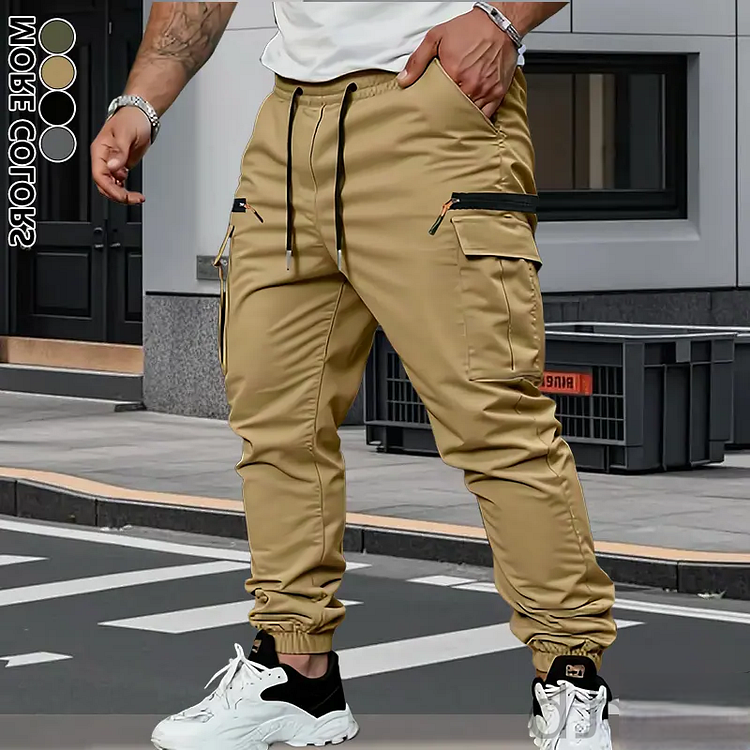 Jogger Trousers with Stretch Fabric for Casual Wear and Active Lifestyle