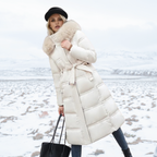 Fur-Hooded Winter Parka for Women – Stylish, Warm & Perfect for Outdoor Activities