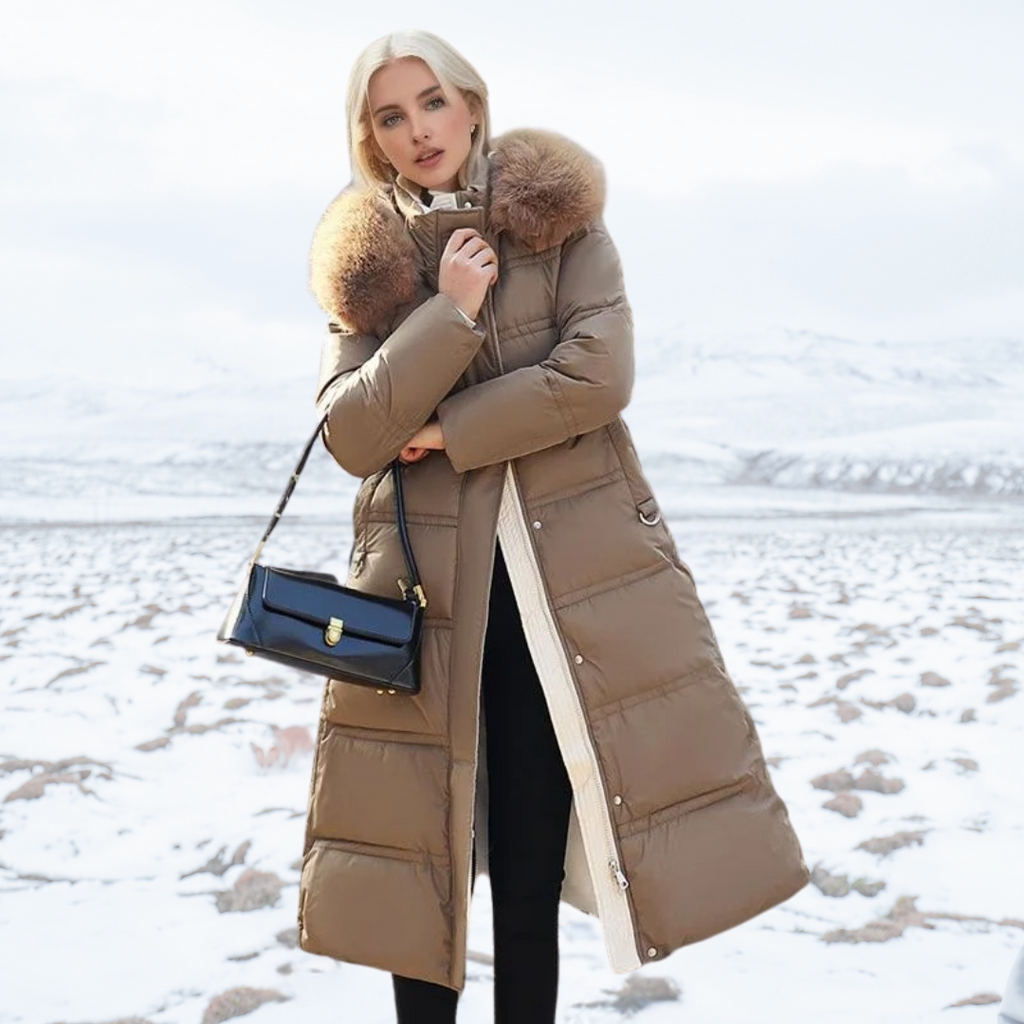 Women's Winter Parka with Fur Hood – Warm, Stylish & Perfect for Outdoor Wear