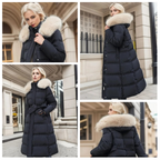Fur-Hooded Winter Parka for Women – Stylish, Warm & Perfect for Outdoor Activities