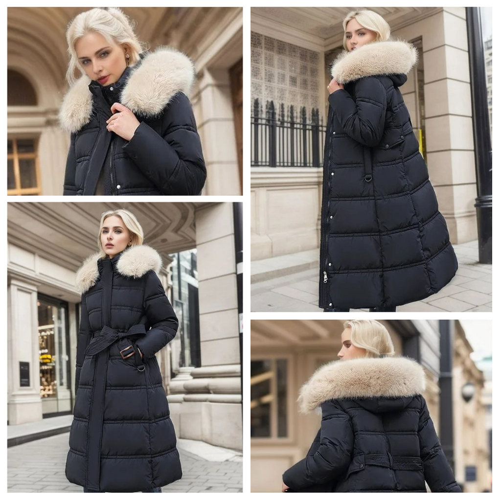 Women's Winter Parka with Fur Hood – Warm, Stylish & Perfect for Outdoor Wear