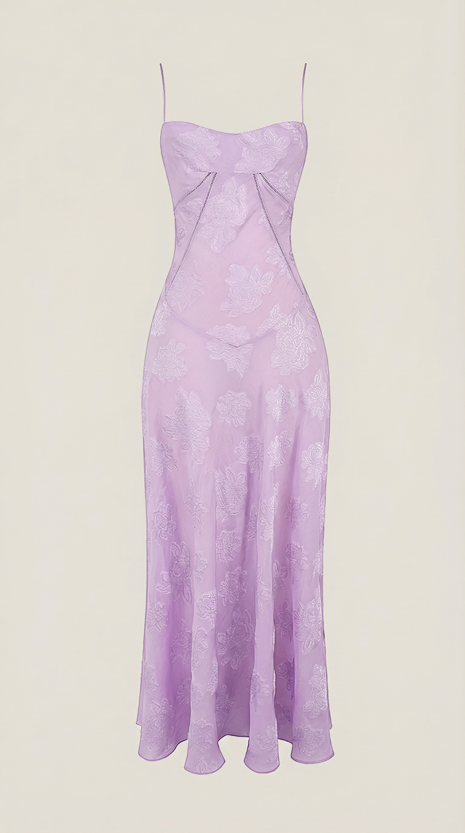 Lace Maxi Dress for Women - Elegant Floral Design - Perfect for Formal Events and Special Occasions