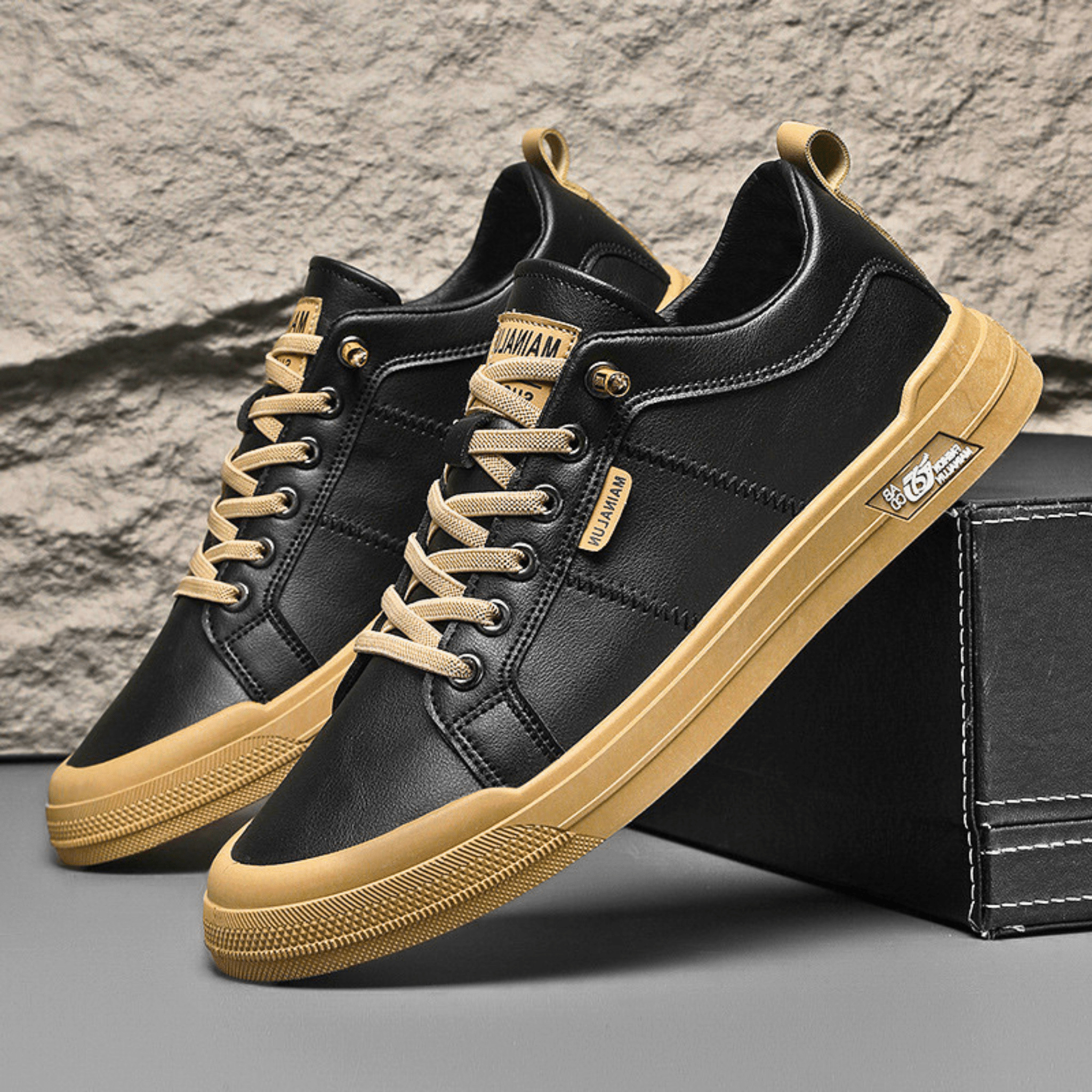 Leather Harrington Trainers for Casual Wear - Comfortable and Stylish Footwear