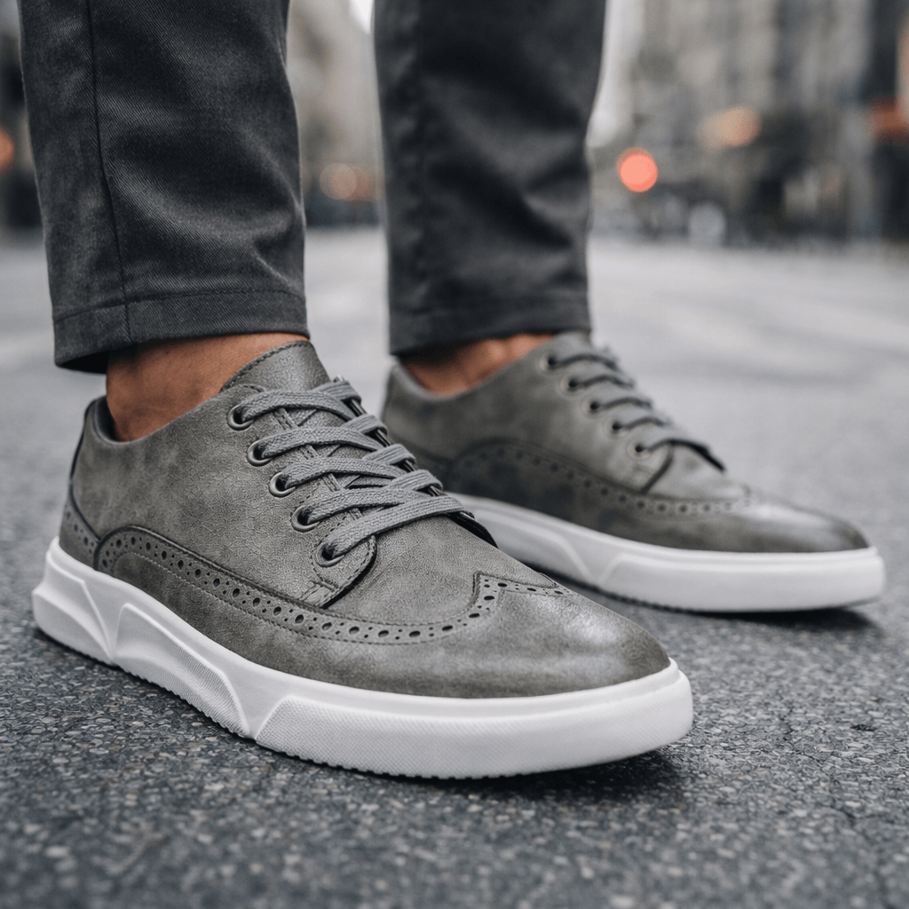Leather Harrington Trainers for Casual Wear - Comfortable and Stylish Footwear