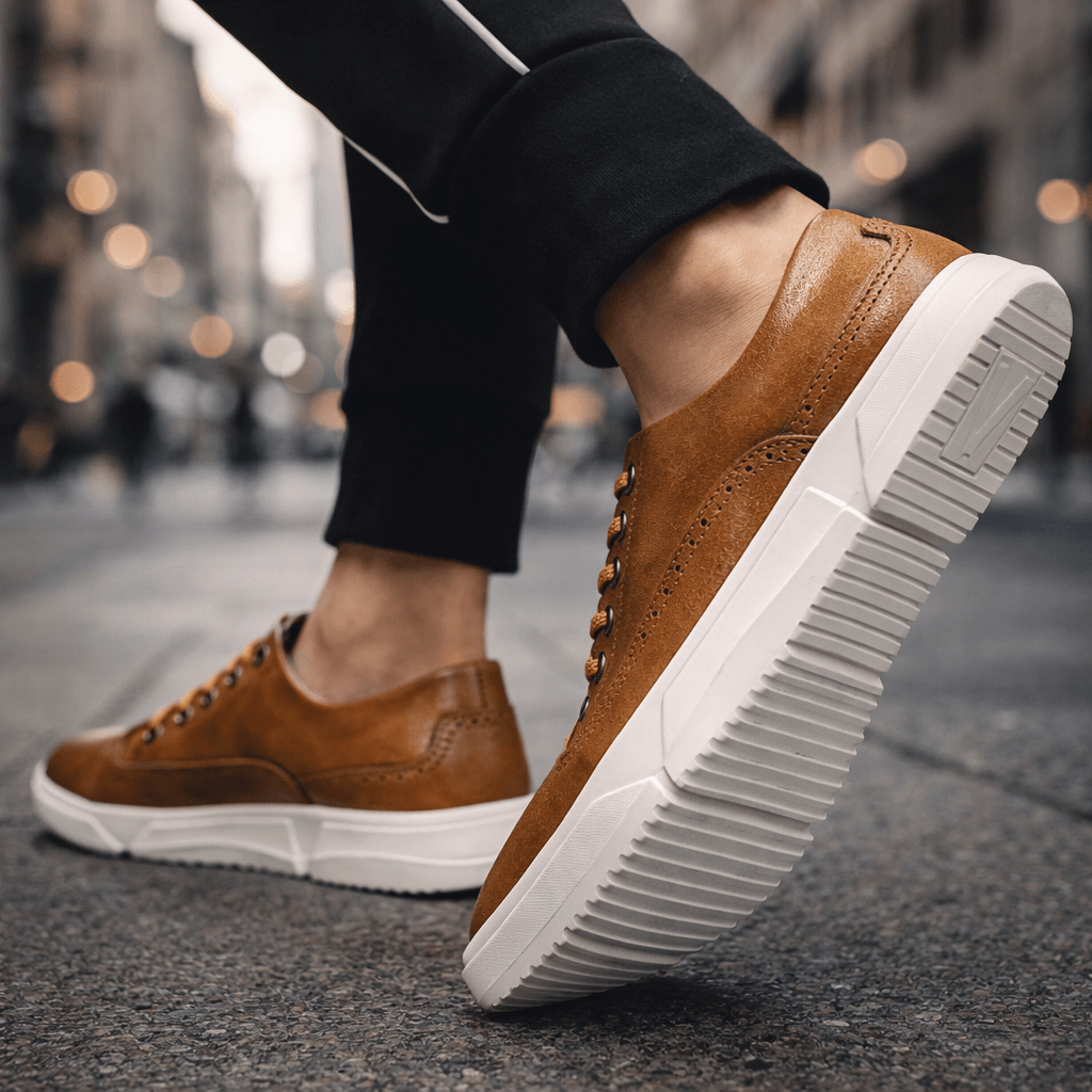 Leather Harrington Trainers for Casual Wear - Comfortable and Stylish Footwear