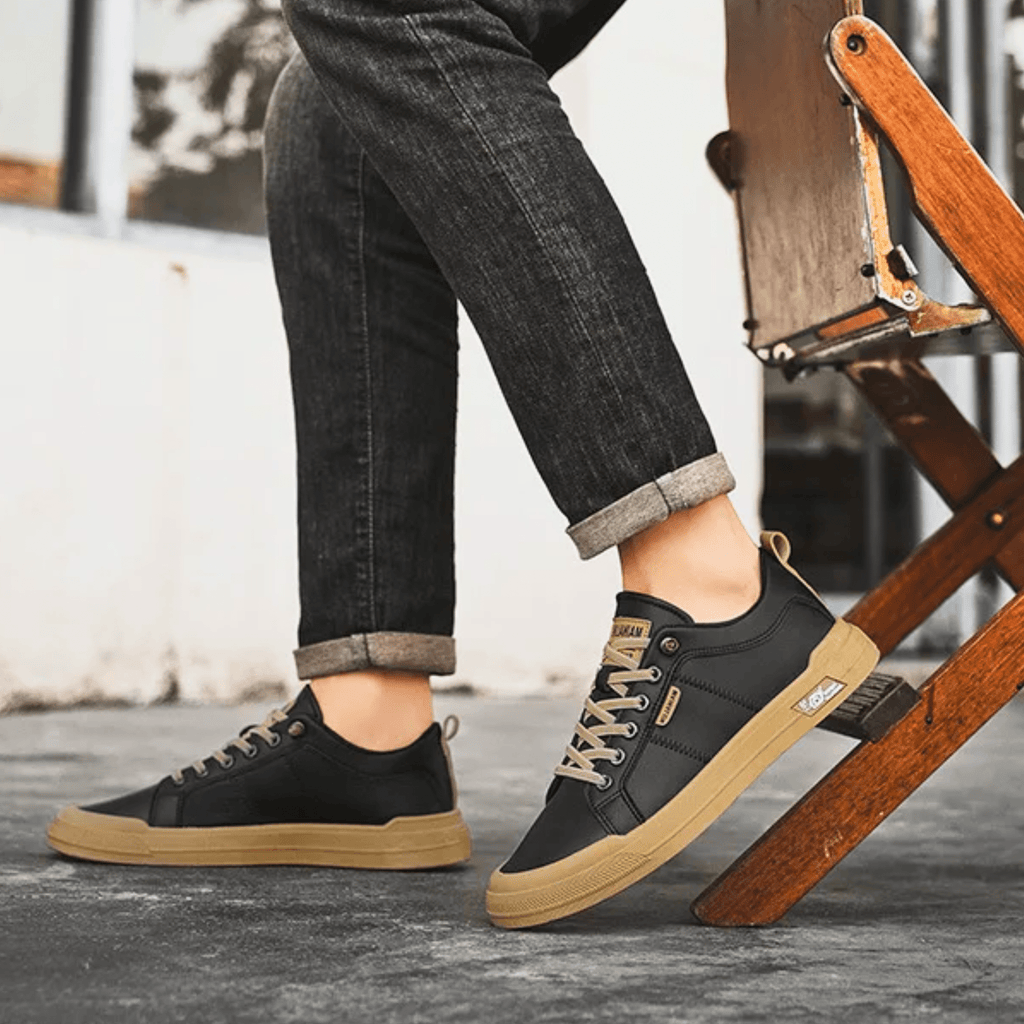 Leather Harrington Trainers for Casual Wear - Comfortable and Stylish Footwear