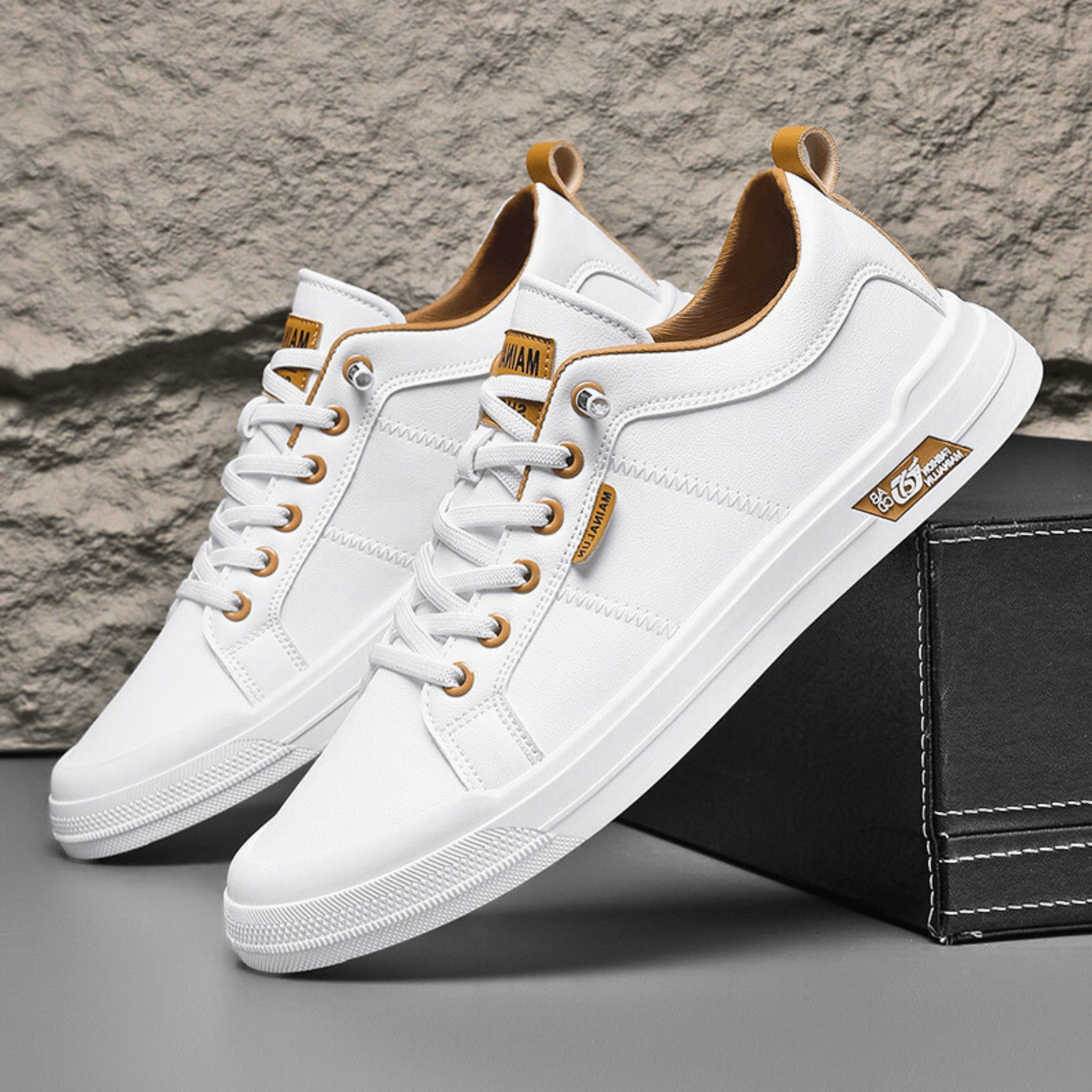 Leather Harrington Trainers for Casual Wear - Comfortable and Stylish Footwear