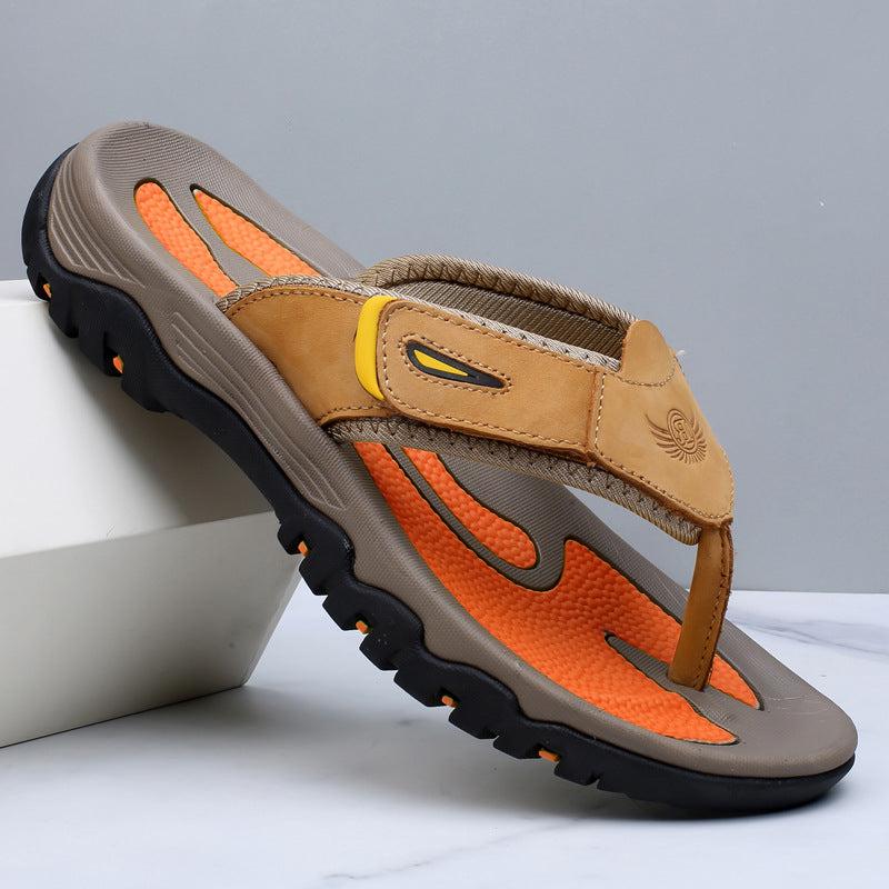 Leather Langford Sandals for Women - Casual Summer Footwear in Brown
