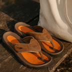 Leather Langford Sandals for Women - Casual Summer Footwear in Brown