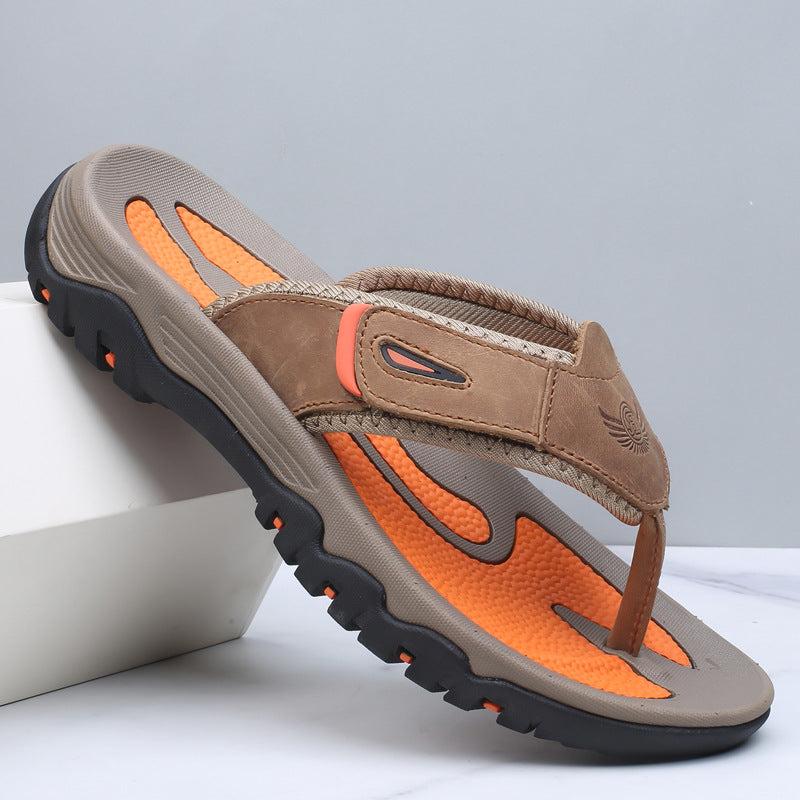 Leather Langford Sandals for Women - Casual Summer Footwear in Brown