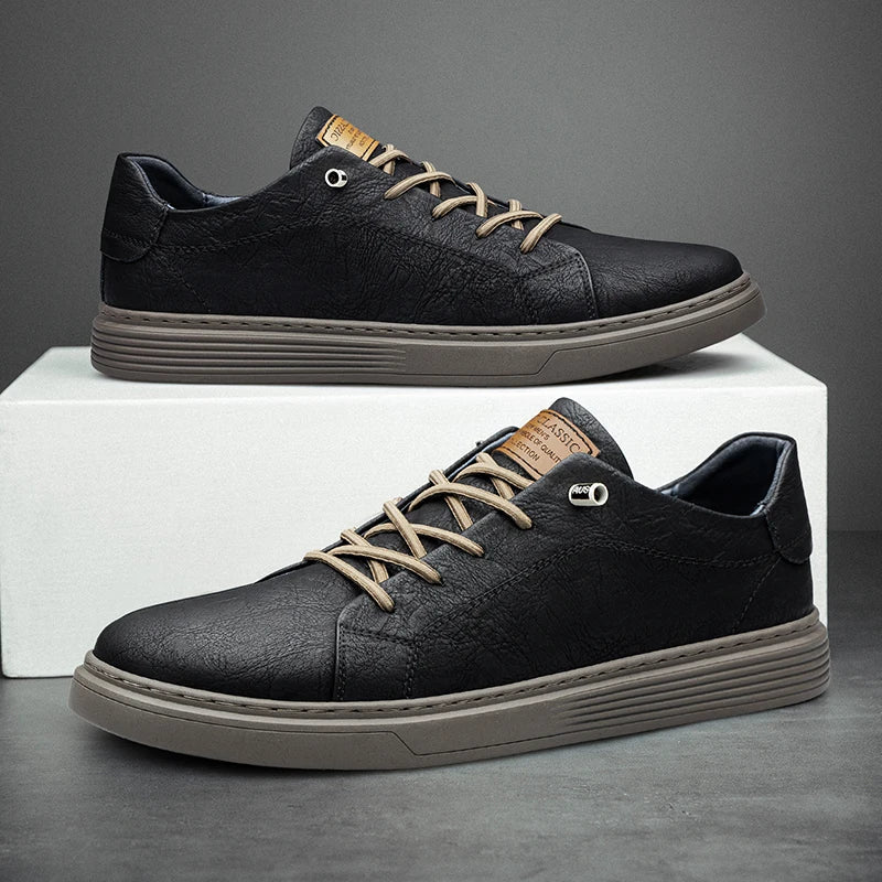 Leather Oxfords Trainers for Men - Casual Style Footwear for Everyday Use