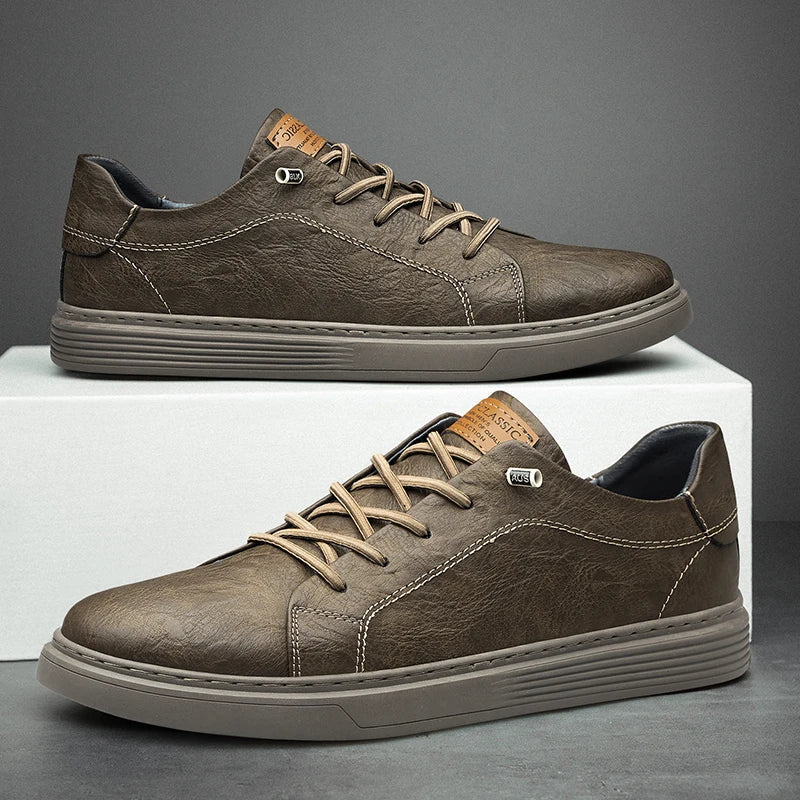Leather Oxfords Trainers for Men - Casual Style Footwear for Everyday Use