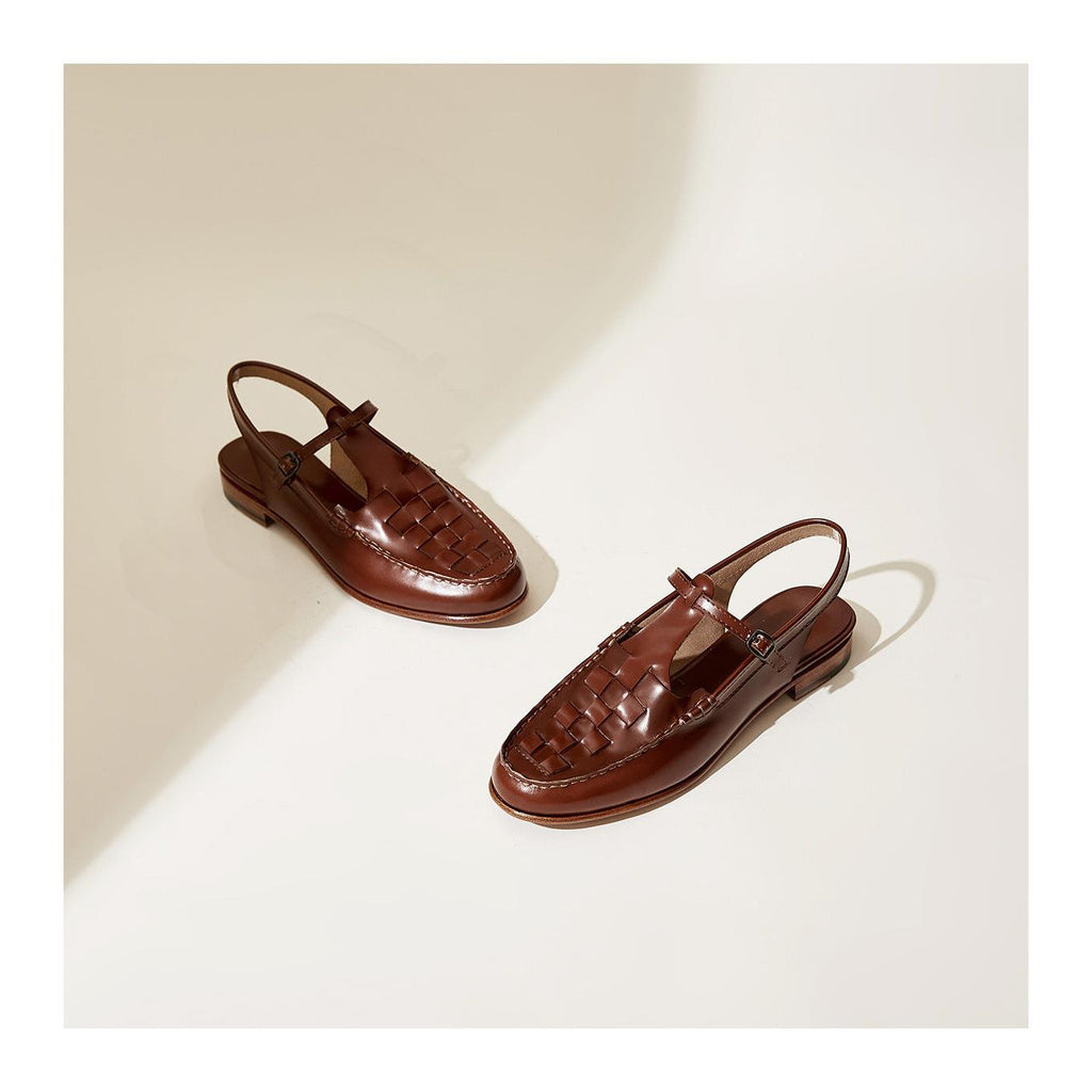 Leather Summer Sandals for Women - Comfortable Straps, Stylish Design for Casual Wear