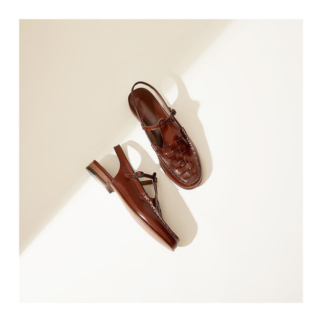 Leather Summer Sandals for Women - Comfortable Straps, Stylish Design for Casual Wear