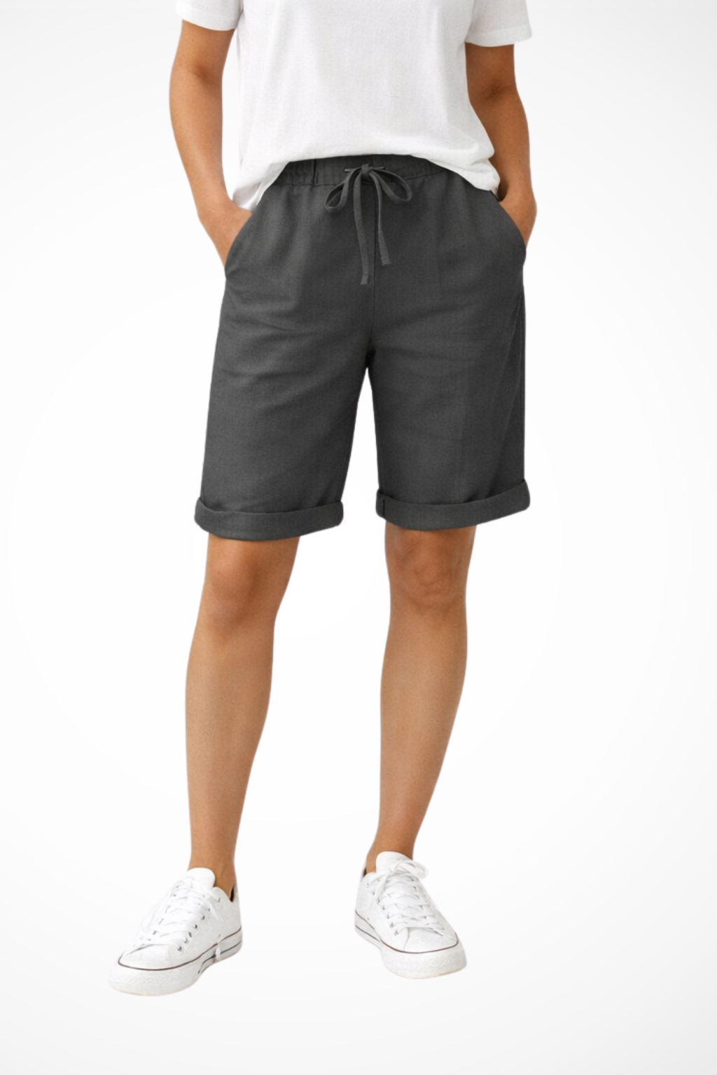 Linen Capri Pants for Women | Relaxed Fit Everyday Casual Wear