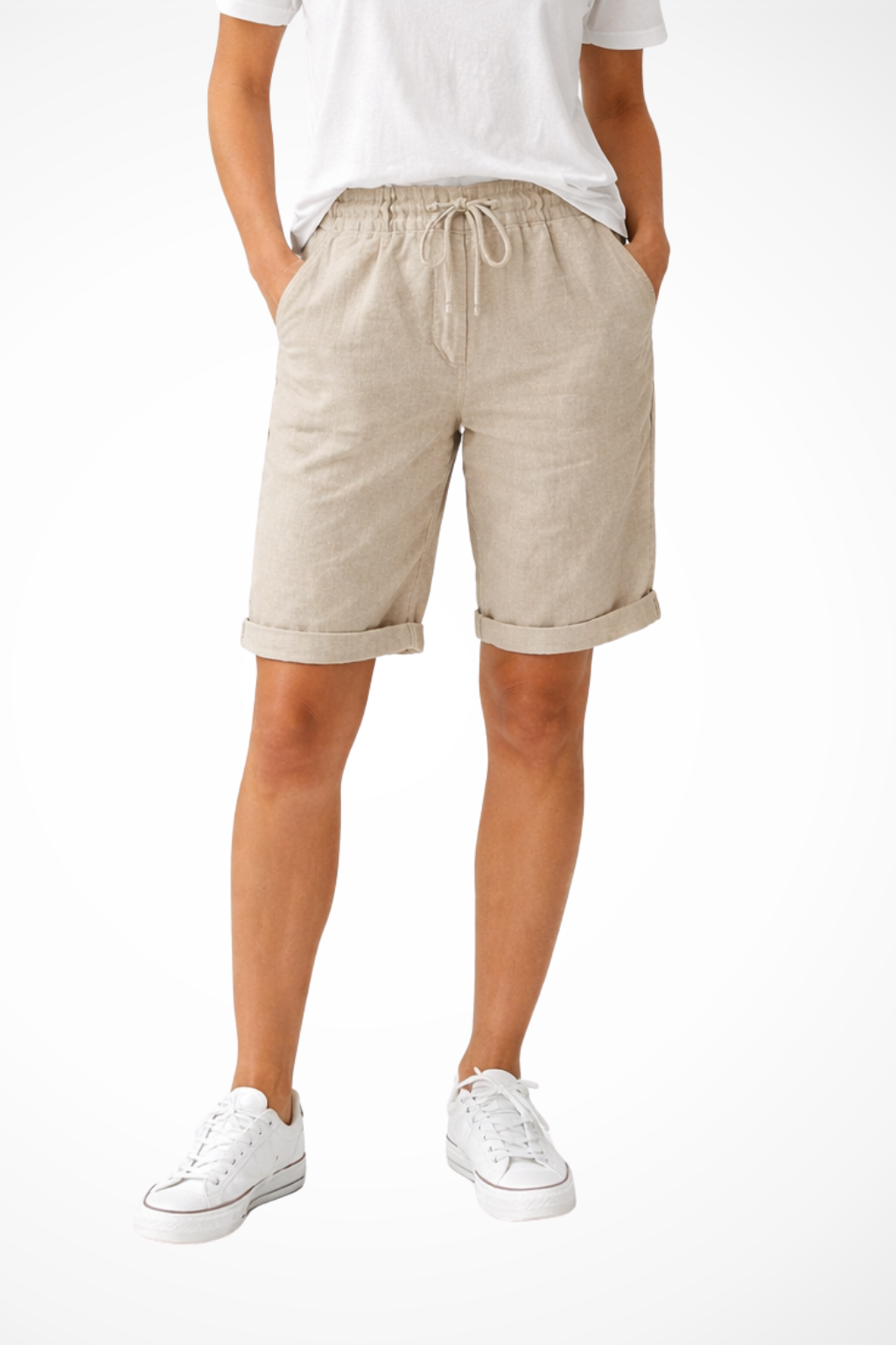 Linen Capri Pants for Women | Relaxed Fit Everyday Casual Wear