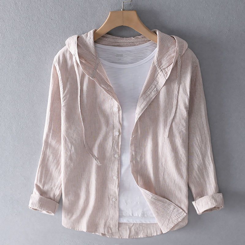 Linen Hoodie for Men and Women - Lightweight Casual Wear for Everyday Use