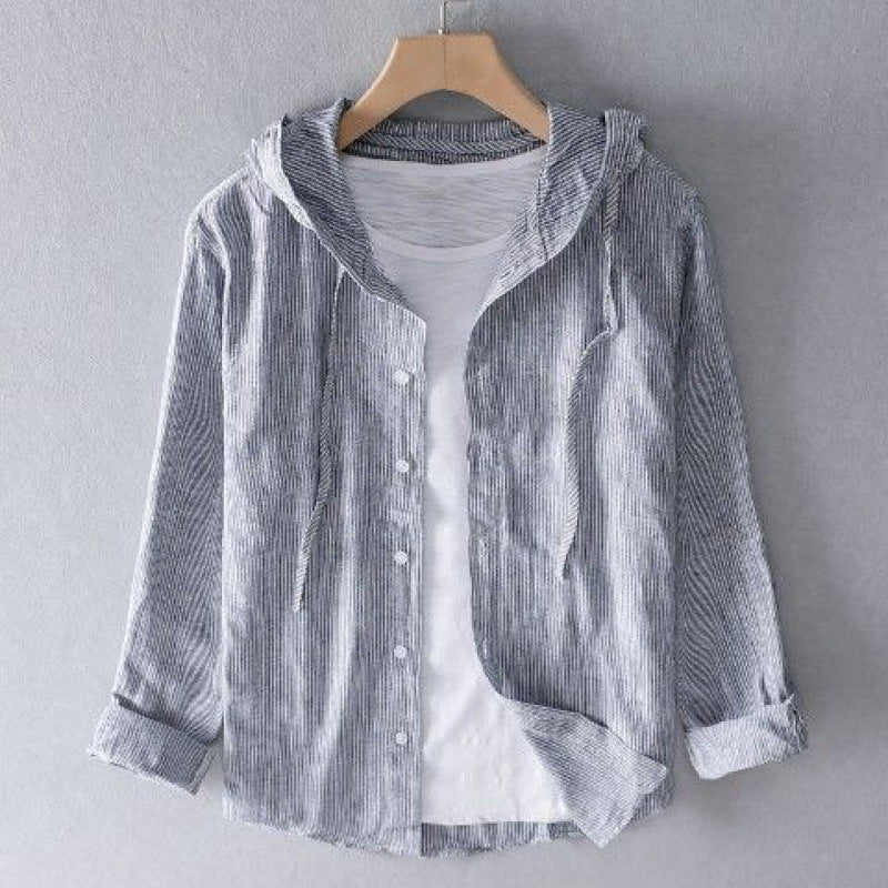 Linen Hoodie for Men and Women - Lightweight Casual Wear for Everyday Use