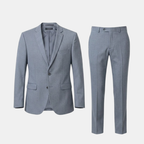 Linen Suit Set for Men - Breathable Fabric, Smart Casual Design, Perfect for Summer