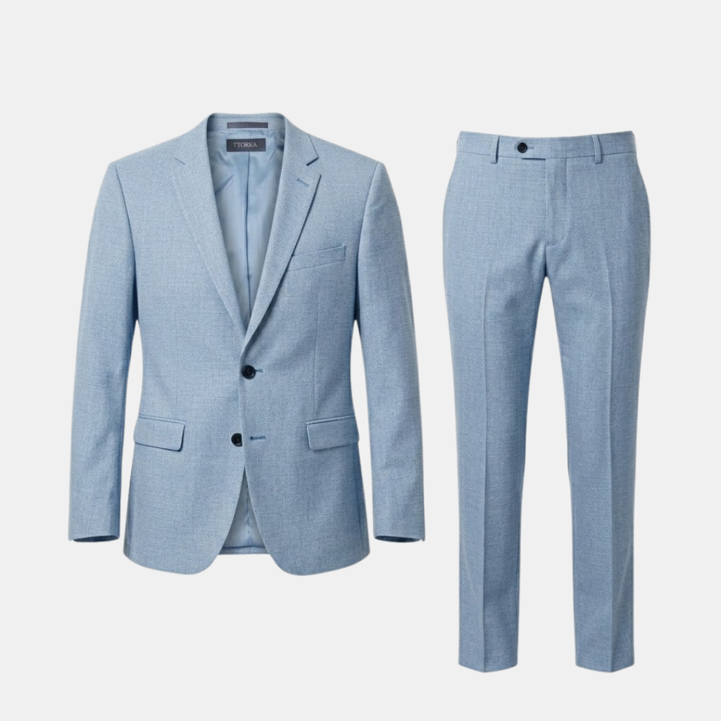 Linen Suit Set for Men - Breathable Fabric, Smart Casual Design, Perfect for Summer