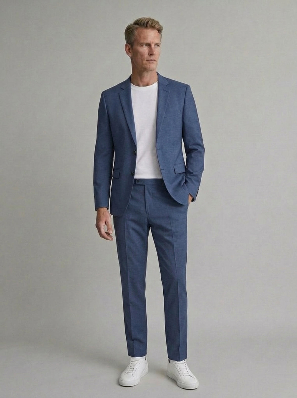 Linen Suit Set for Men - Breathable Fabric, Smart Casual Design, Perfe ...