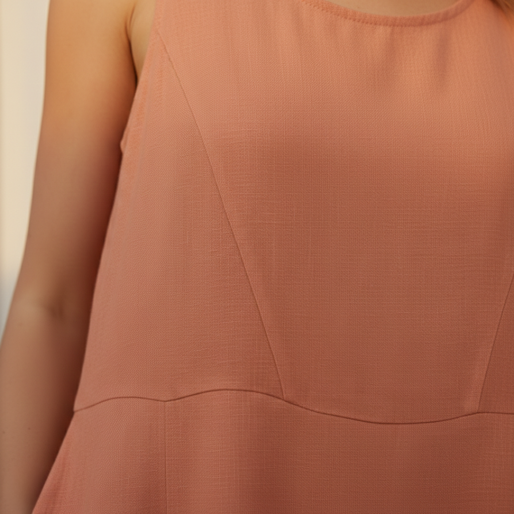 Linen Summer Dress for Women Relaxed Fit Casual Wear