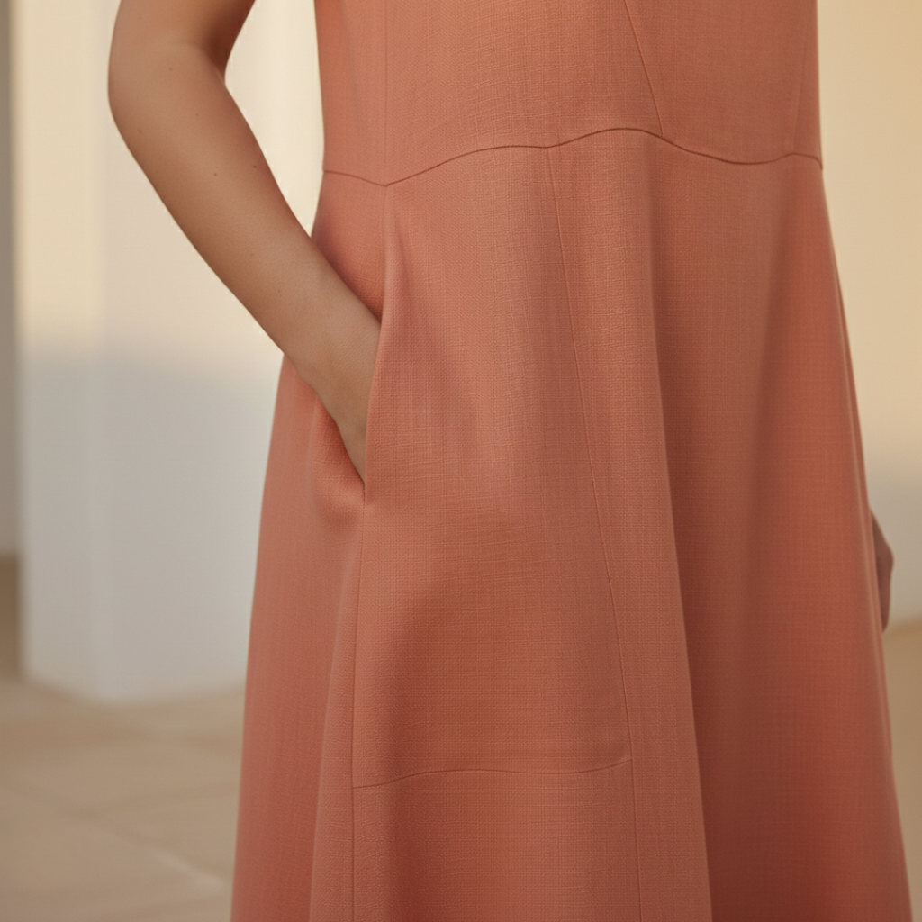 Linen Summer Dress for Women Relaxed Fit Casual Wear