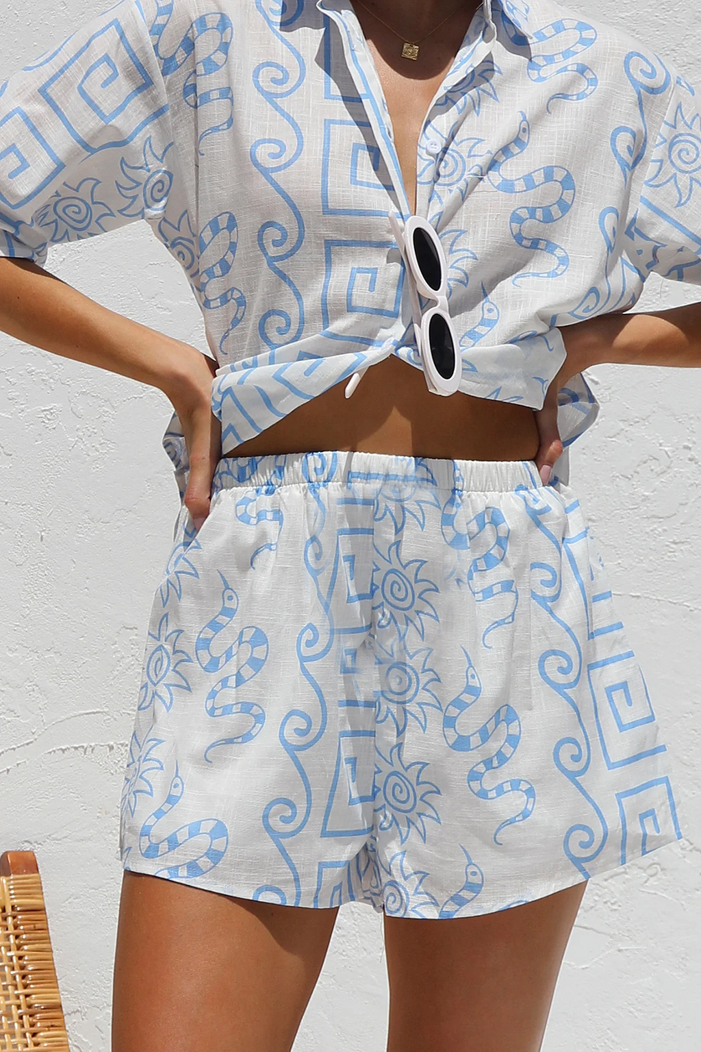 Linen Summer Outfit Set for Women - Lightweight Casual Wear for Warm Weather