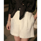 Linen Tailored Shorts for Men - Casual Summer Wear in Classic Fit