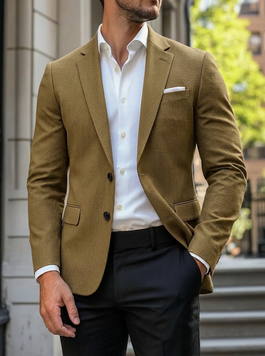 Men's Casual Single Breasted Jacket – Office, Everyday Wear