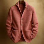 Ribbed Wool Cardigan – Casual Wear, Layering