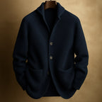 Ribbed Wool Cardigan – Casual Wear, Layering