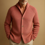 Ribbed Wool Cardigan – Casual Wear, Layering