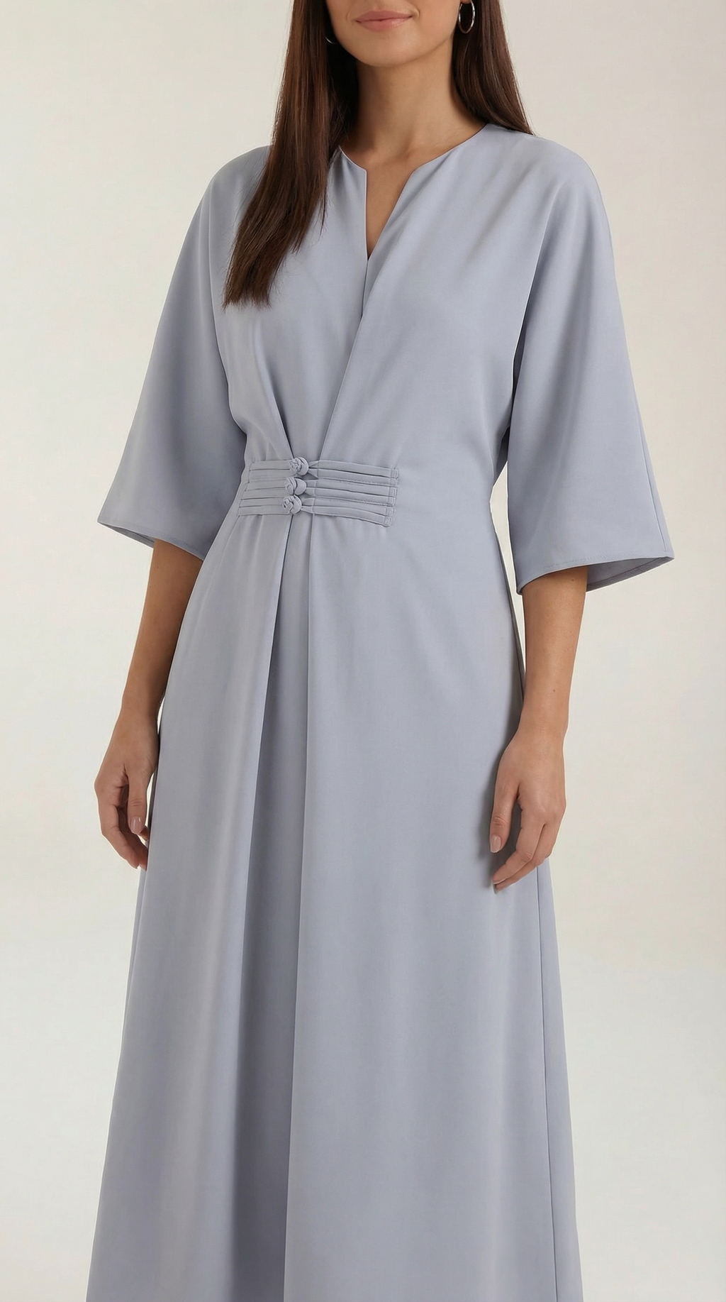 Maxi Dress with Waist Belt - Comfortable Cotton Blend - Casual Summer Wear - Available in Multiple Colors