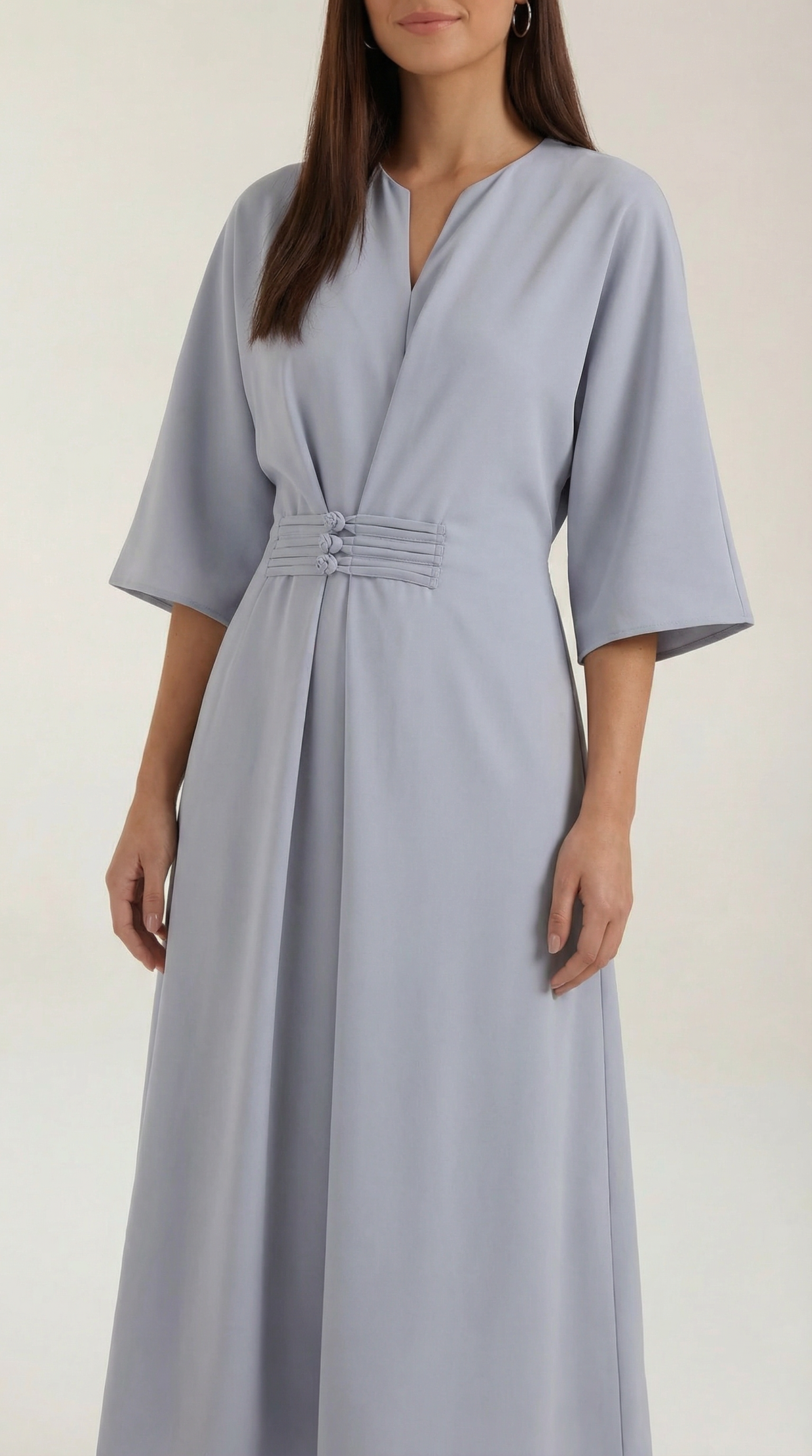 Maxi Dress with Waist Belt - Comfortable Cotton Blend - Casual Summer Wear - Available in Multiple Colors