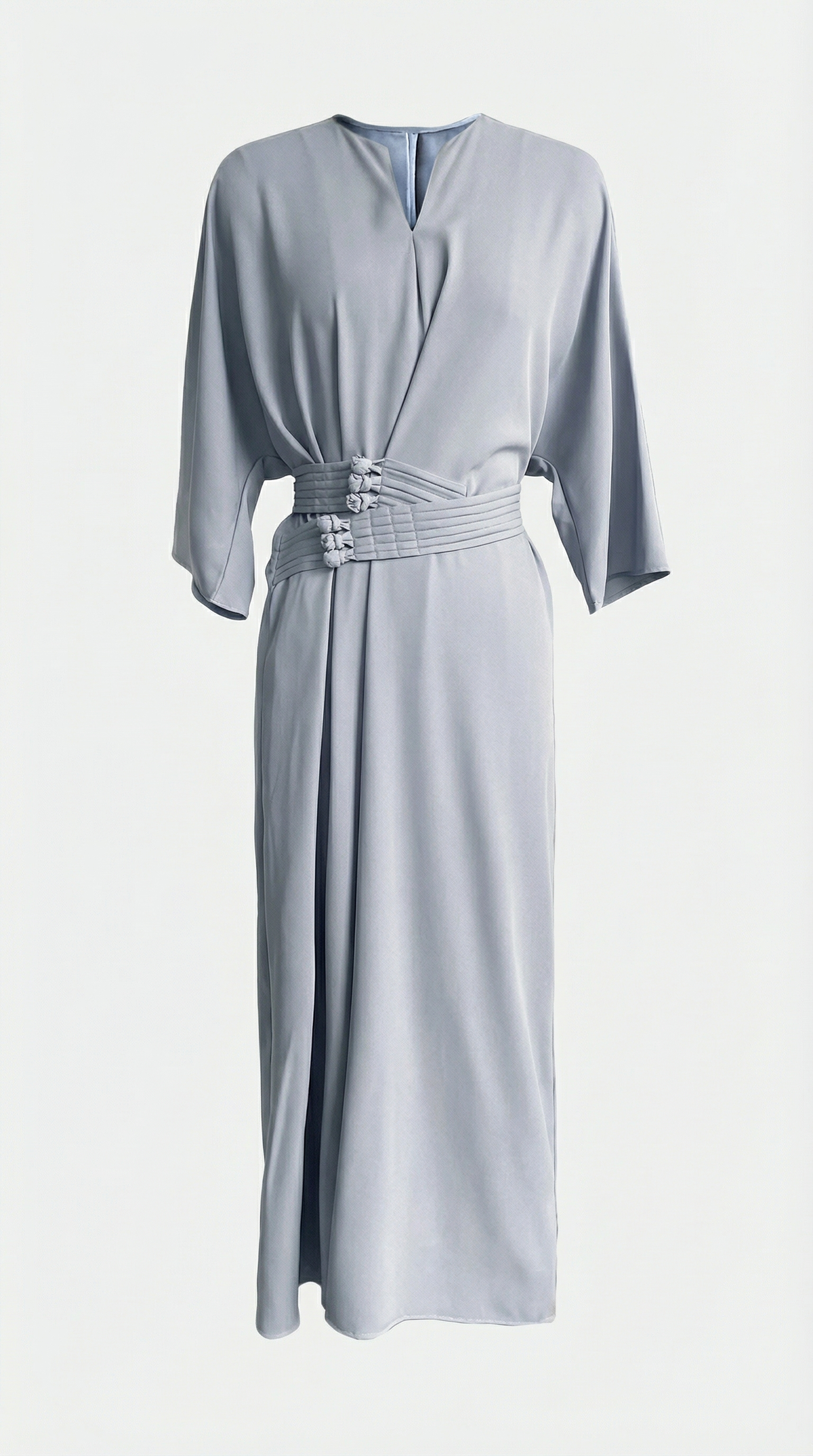 Maxi Dress with Waist Belt - Comfortable Cotton Blend - Casual Summer Wear - Available in Multiple Colors