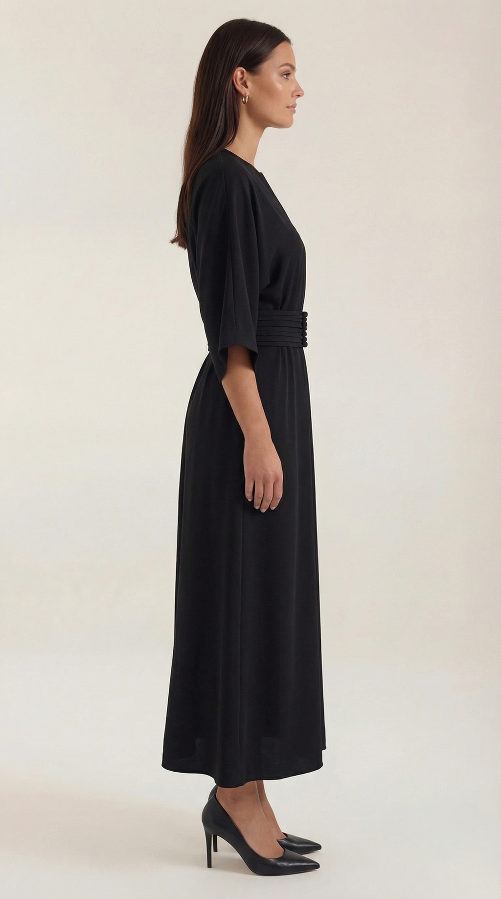 Maxi Dress with Waist Belt - Comfortable Cotton Blend - Casual Summer Wear - Available in Multiple Colors
