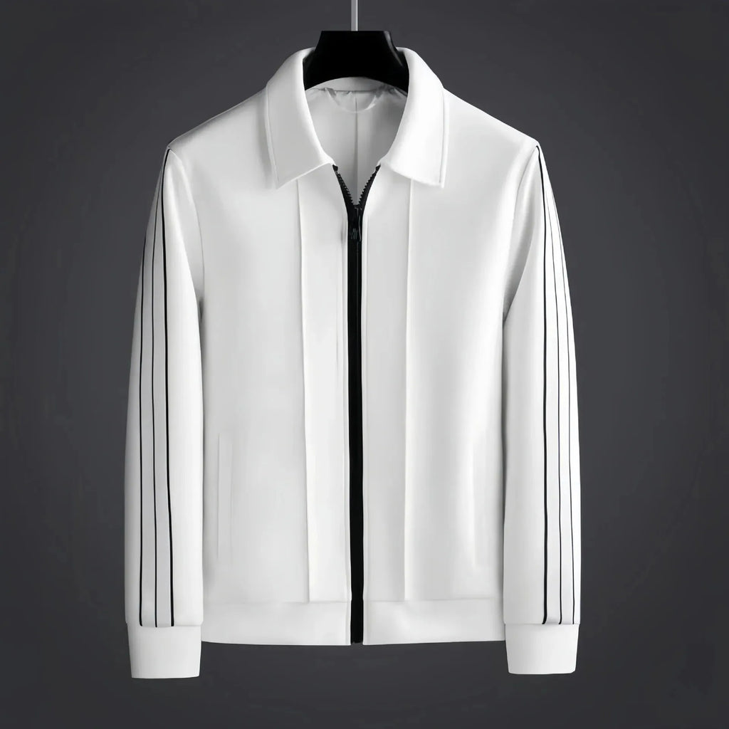Men's Athletic Tracksuit Set - Comfortable Polyester Fabric for Sports & Leisure
