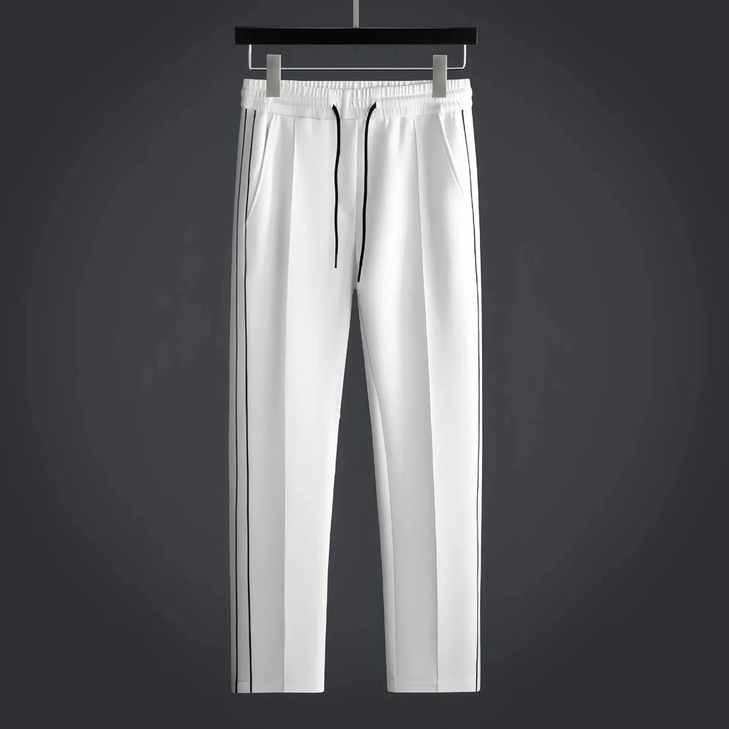 Men's Athletic Tracksuit Set - Comfortable Polyester Fabric for Sports & Leisure
