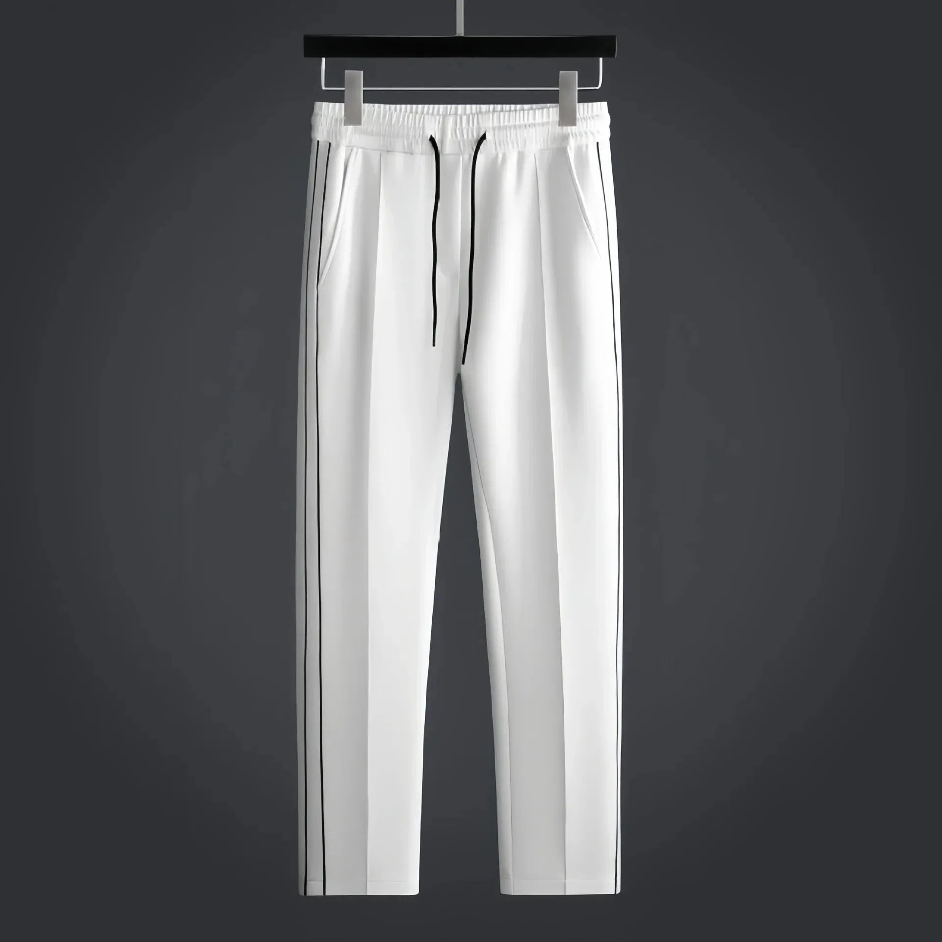 Men's Athletic Tracksuit Set - Comfortable Polyester Fabric for Sports & Leisure