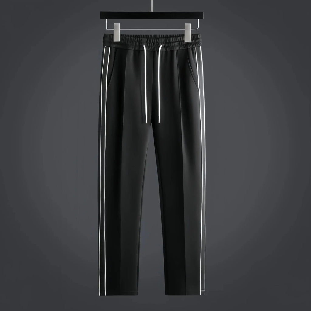 Men's Athletic Tracksuit Set - Comfortable Polyester Fabric for Sports & Leisure