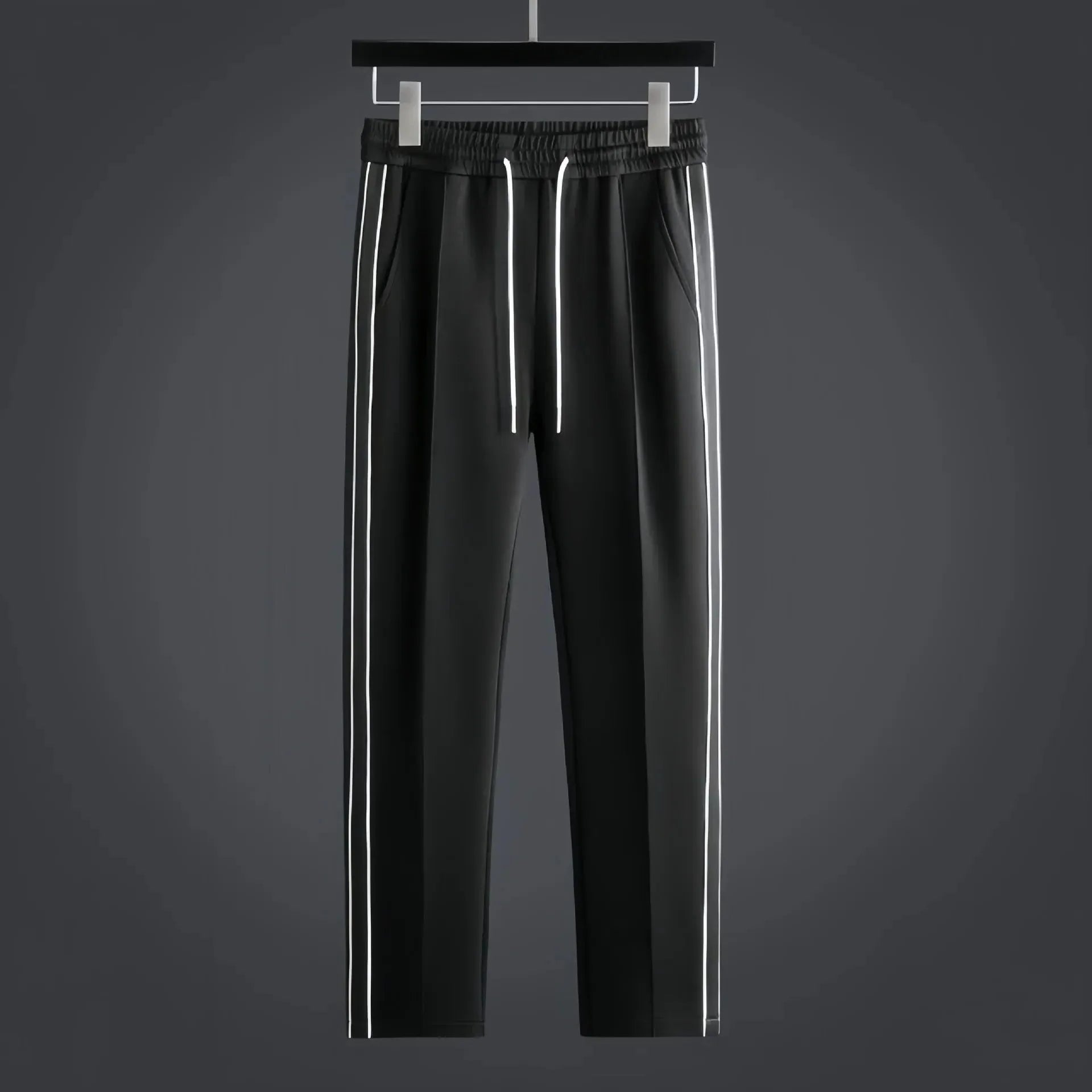 Men's Athletic Tracksuit Set - Comfortable Polyester Fabric for Sports & Leisure