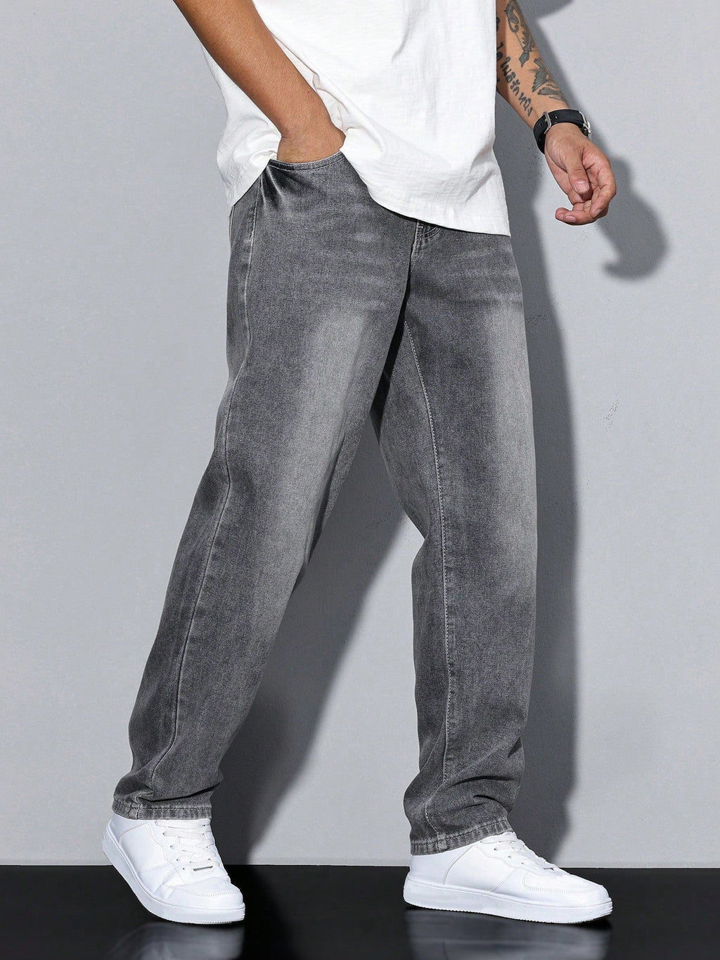 Men's Baggy Jeans | Relaxed Fit Denim | Casual Urban Style | Everyday Wear for Comfort and Versatility