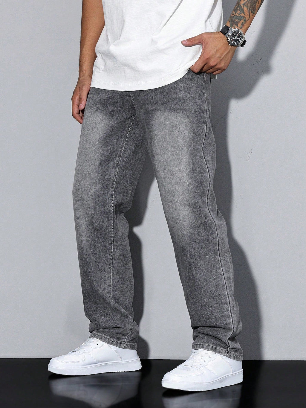 Men's Baggy Jeans | Relaxed Fit Denim | Casual Urban Style | Everyday Wear for Comfort and Versatility