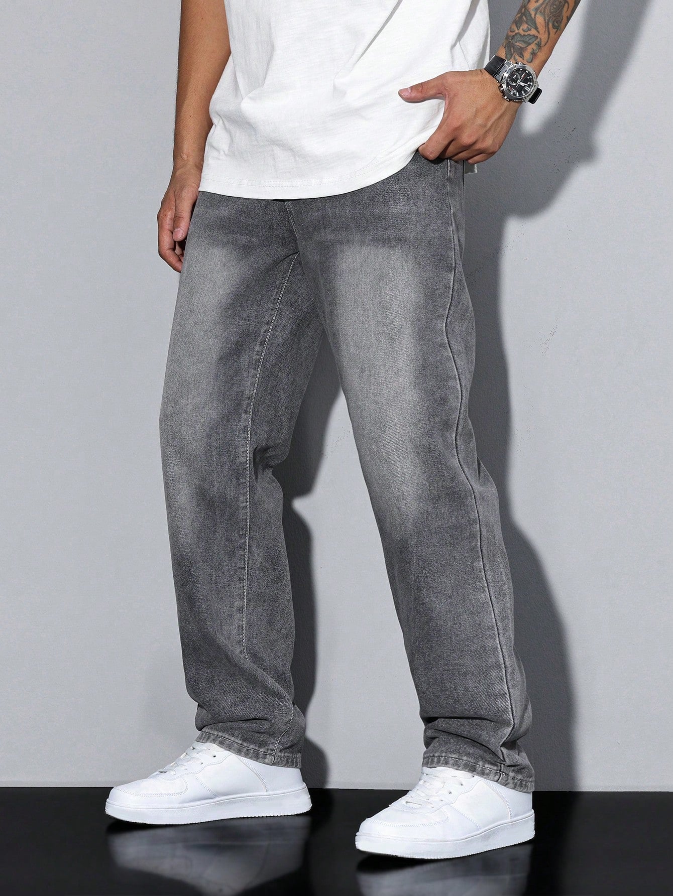 Men's Baggy Jeans | Relaxed Fit Denim | Casual Urban Style | Everyday Wear for Comfort and Versatility