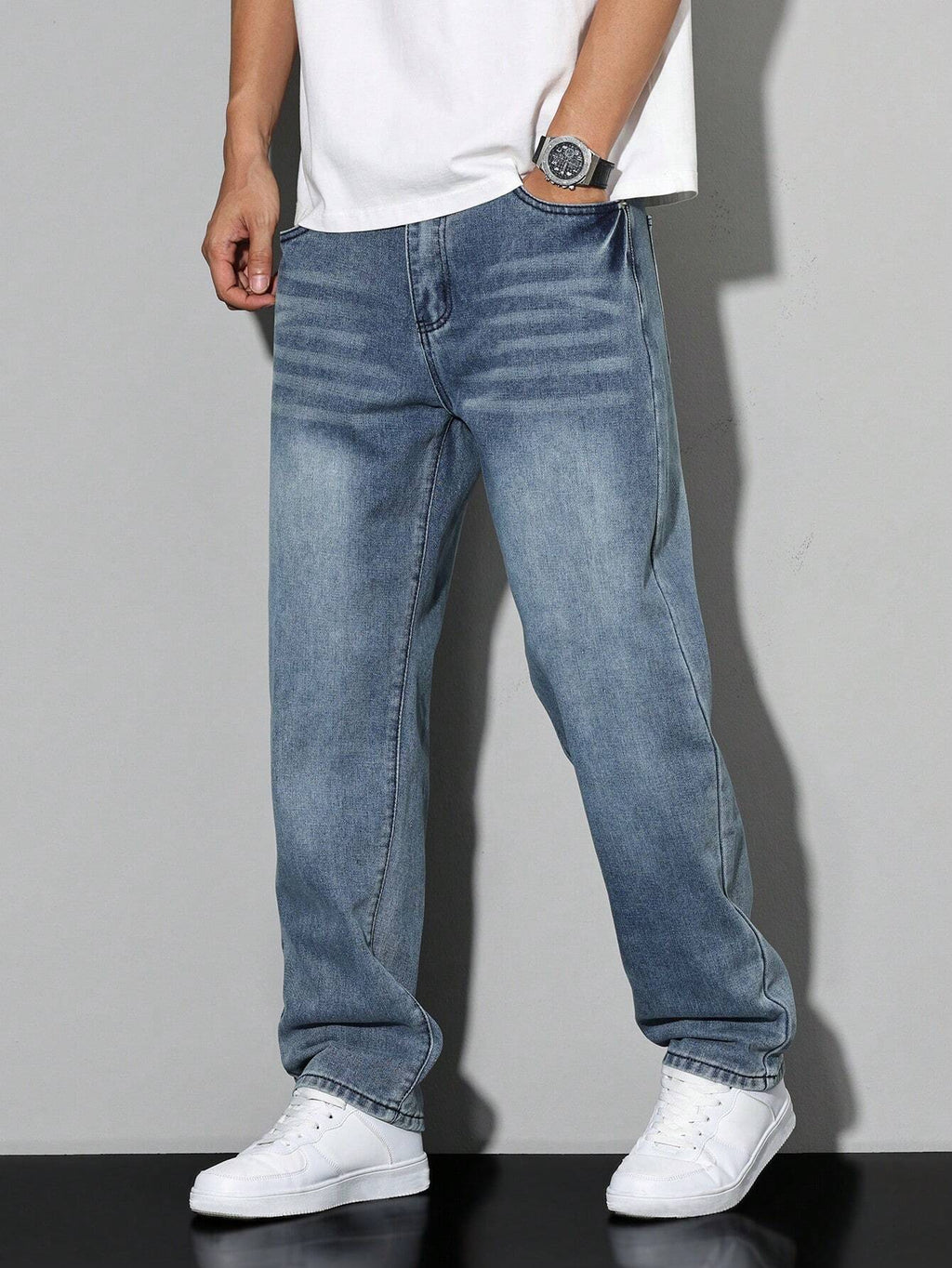 Men's Baggy Jeans | Relaxed Fit Denim | Casual Urban Style | Everyday Wear for Comfort and Versatility